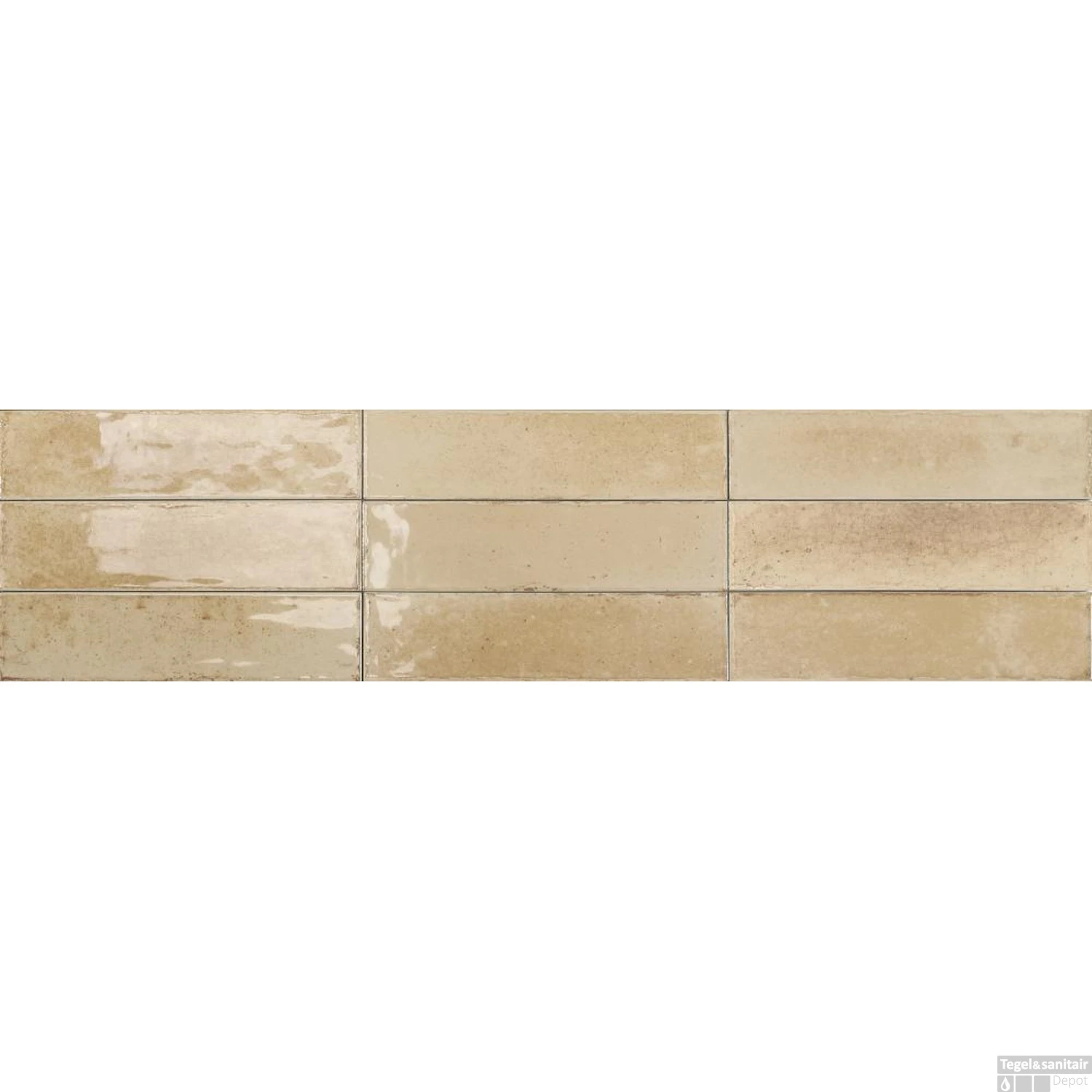 Wandtegel Dune Agadir 7x28 Cm Arena (Doosinhoud 0.51m2)