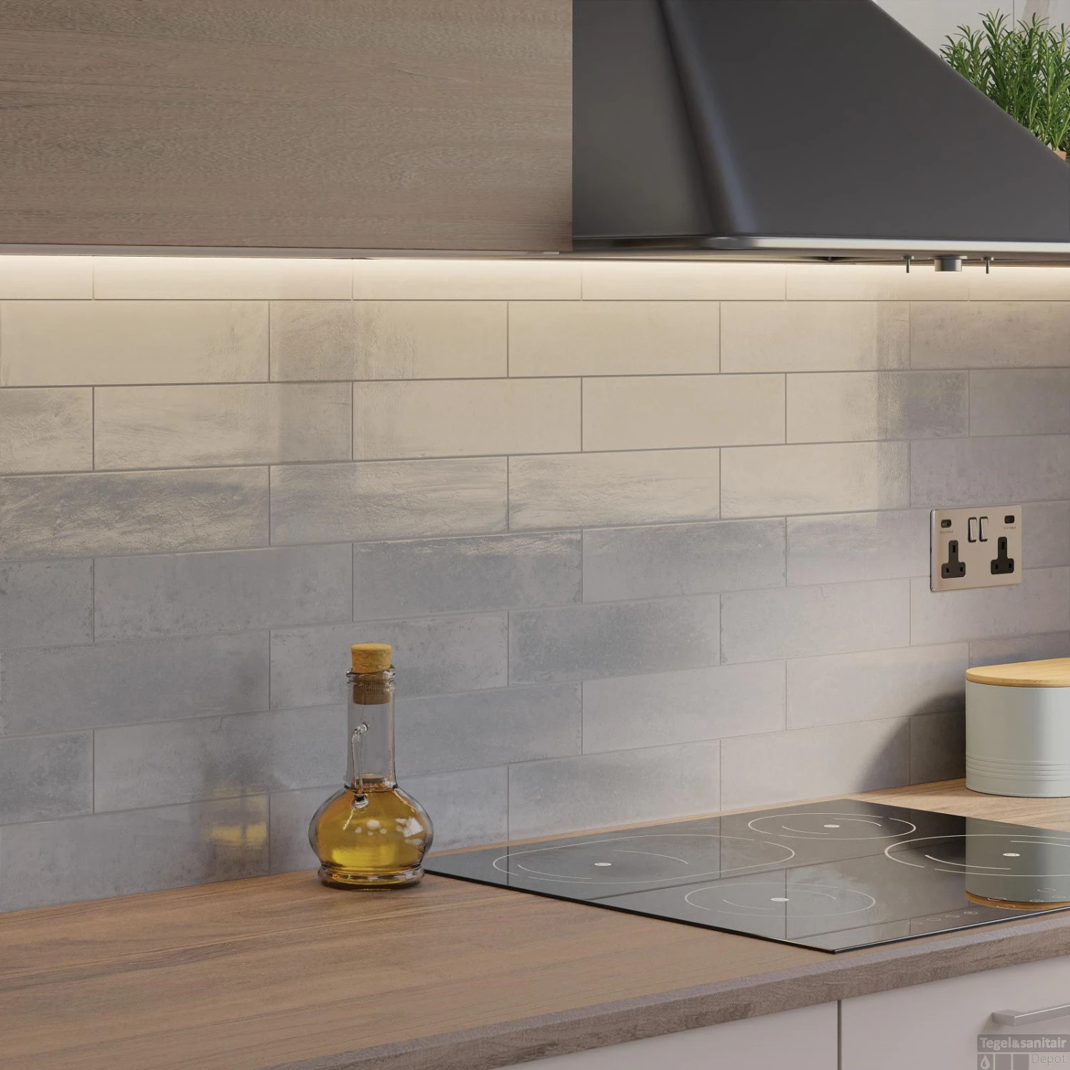 Wandtegel Dune Agadir 7x28 Cm Piedra (Doosinhoud 0.51m2) 4 Wandtegel Dune Agadir 7x28 Cm Piedra (Doosinhoud 0.51m2) - Afbeelding 2