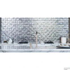 Wandtegel Piet Boon Signature Silver Mat 7,5x15 Cm Zilver (Doosinhoud: 0,49 M²) -Badkamermeubels wandtegel piet boon signature silver mat 7 5x15 cm zilver sfeer2