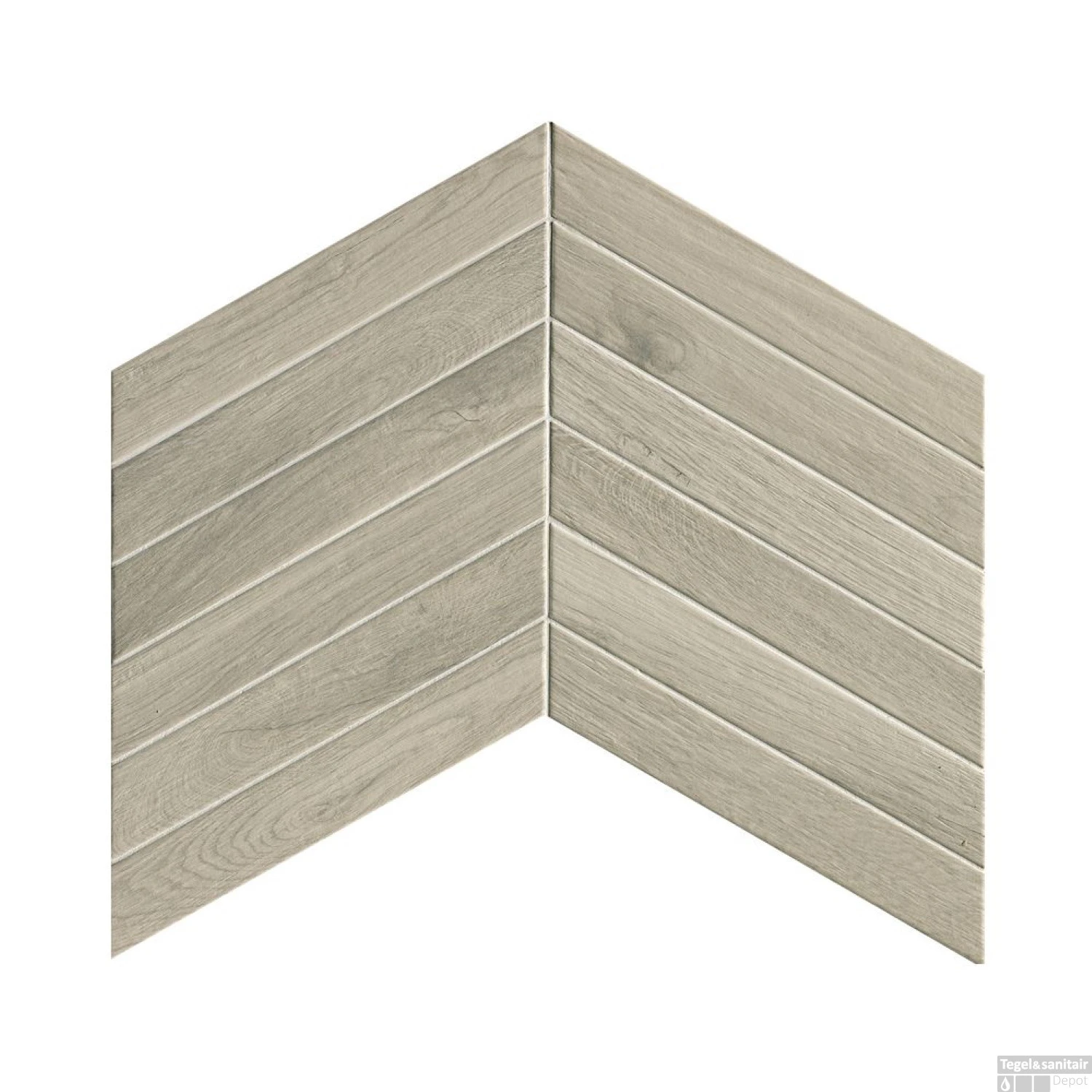 Wandtegel Visgraat Fapnest Silver Chevron 7,5x45 Cm Keramiek Zilver (Doosinhoud: 0,88 M2) 3 Wandtegel Visgraat Fapnest Silver Chevron 7,5x45 Cm Keramiek Zilver (Doosinhoud: 0,88 M2)