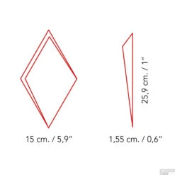Wandtegel Zyx Diamond Drop White Matt 15x25.9 Cm Mat Wit (Doosinhoud 0,51m2) -Badkamermeubels wandtegel zyx diamond drop 15x25.9 cm tech 1