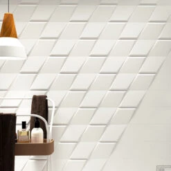 Wandtegel Zyx Diamond Drop White Matt 15x25.9 Cm Mat Wit (Doosinhoud 0,51m2)