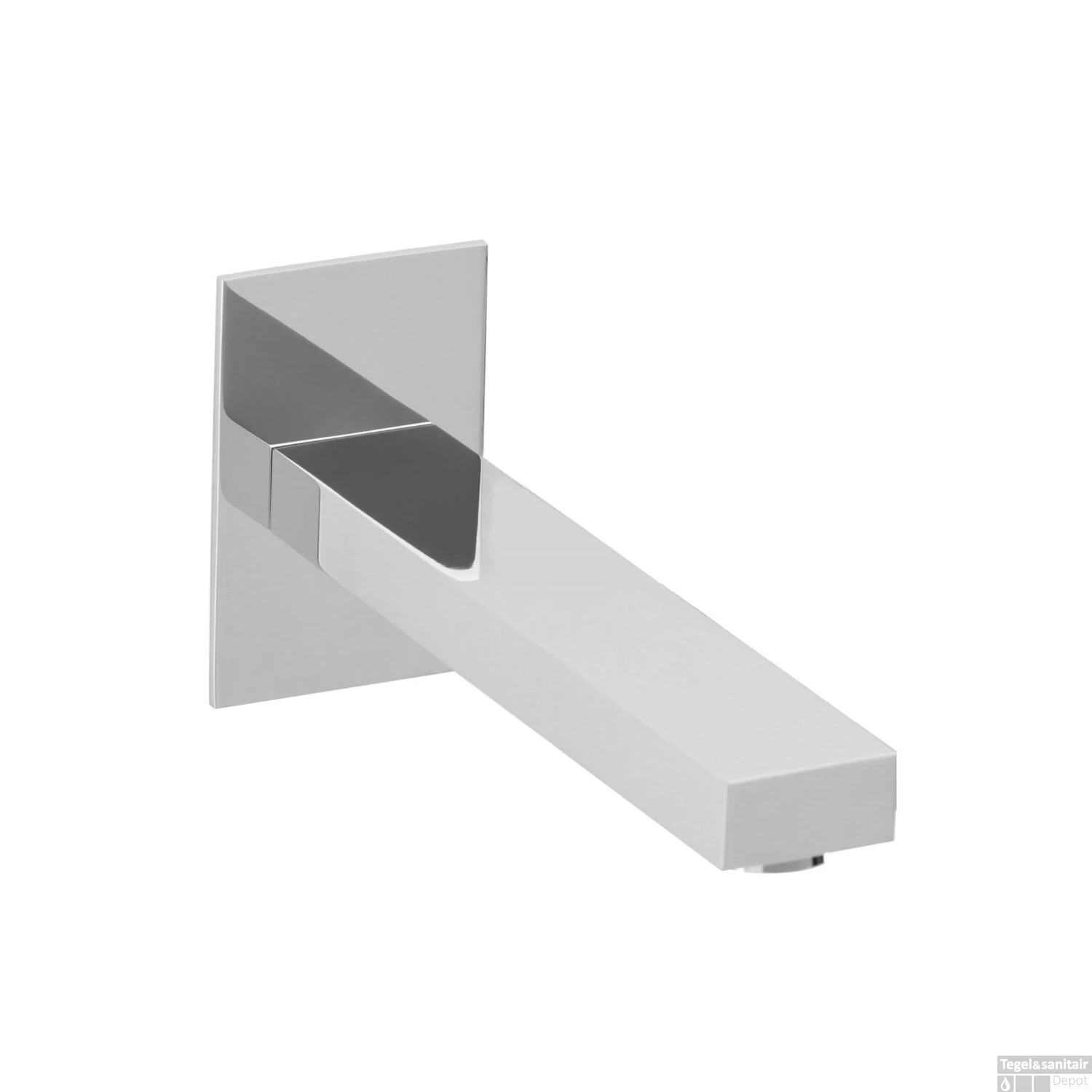 Wanduitloop Herzbach Design Neo Castell Vierkant Chroom 24 Cm 3 Wanduitloop Herzbach Design Neo Castell Vierkant Chroom 24 Cm