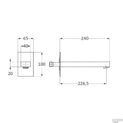 Wanduitloop Herzbach Design Neo Castell Vierkant Chroom 24 Cm 5 Wanduitloop Herzbach Design Neo Castell Vierkant Chroom 24 Cm -Badkamermeubels wanduitloop herzbach design neo castell vierkant chroom 24 cm tech