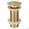 Wastafel Afvoerplug Differnz Pop Up Design 9.8 Cm Goud