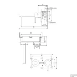 Inbouw Wastafelmengkraan Brauer Gold Edition Coldstart Rechte Uitloop Halfronde Hendel Rechts Geborsteld Goud PVD Met Rozetten -Badkamermeubels wastafelmengkraan inbouw brauer gold edition met ronde rozetten en rechte uitloop goud tech