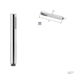 Wiesbaden Inbouw Regendouche Set 04 Caral Muuruitloop Met Glijstang Chroom -Badkamermeubels wiesbaden inbouw regendouche set 04 caral muuruitloop met glijstang chroom 4