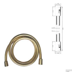 Wiesbaden Inbouw Regendouche Set Caral Rond Muuruitloop Geborsteld Messing Goud PVD Coating -Badkamermeubels wiesbaden inbouw regendouche set caral muuruitloop geborsteld messing goud 8