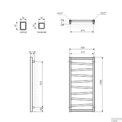 Designradiator Sapho Zig Recht 50x109.6 Cm 406W Antraciet 13 Designradiator Sapho Zig Recht 50x109.6 Cm 406W Antraciet -Badkamermeubels zg511a designradiator sapho zig recht 50x109.6 cm 406w antraciet 5